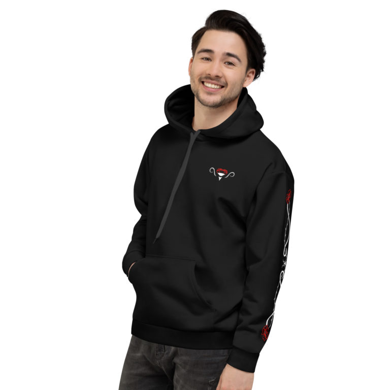 Flower skull Unisex Hoodie - Image 7