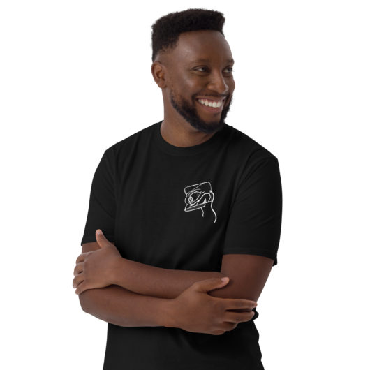 Mask Short-Sleeve Unisex T-Shirt - Image 2